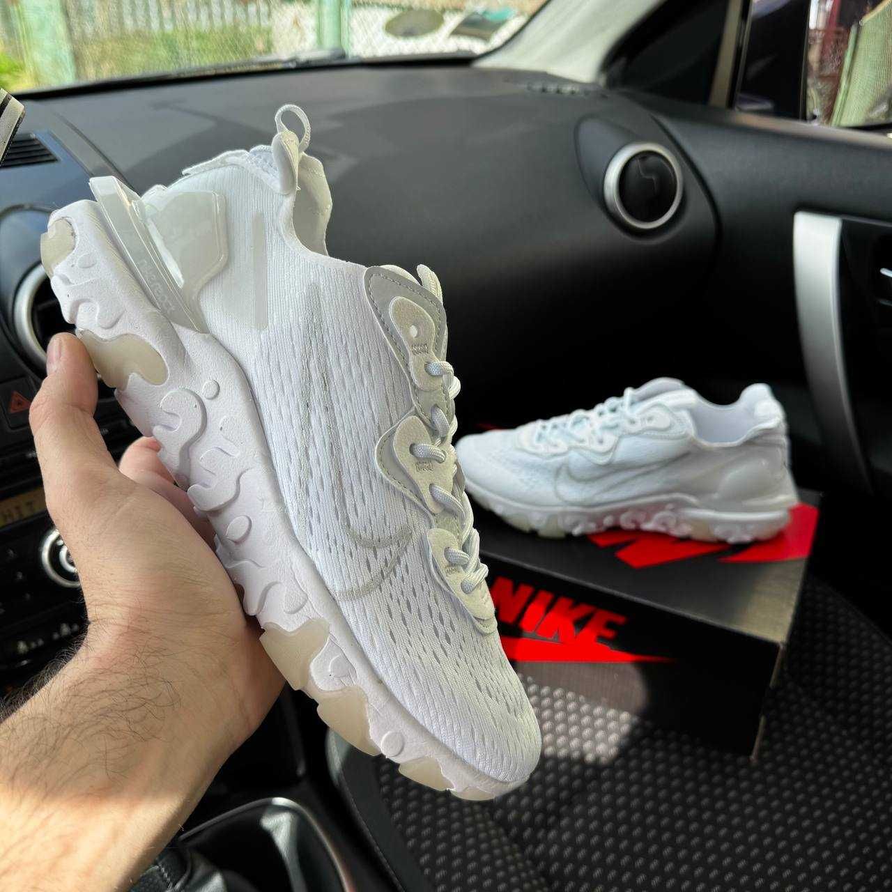 SALE! Nike React Vision All White 40 41 42 43 44 45 найк реакт віжин