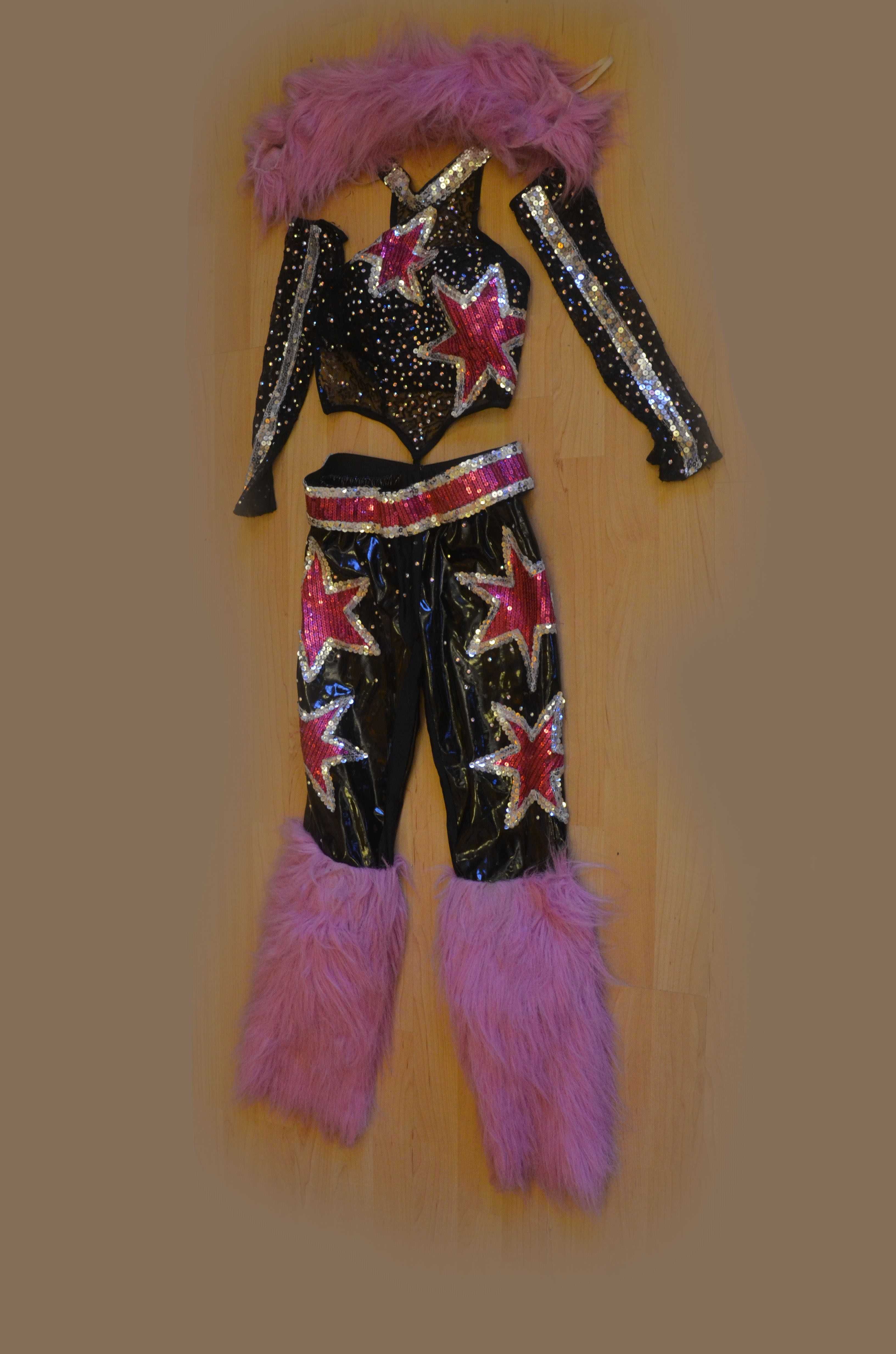 efektowny kostium do tańca disco dance 134-148