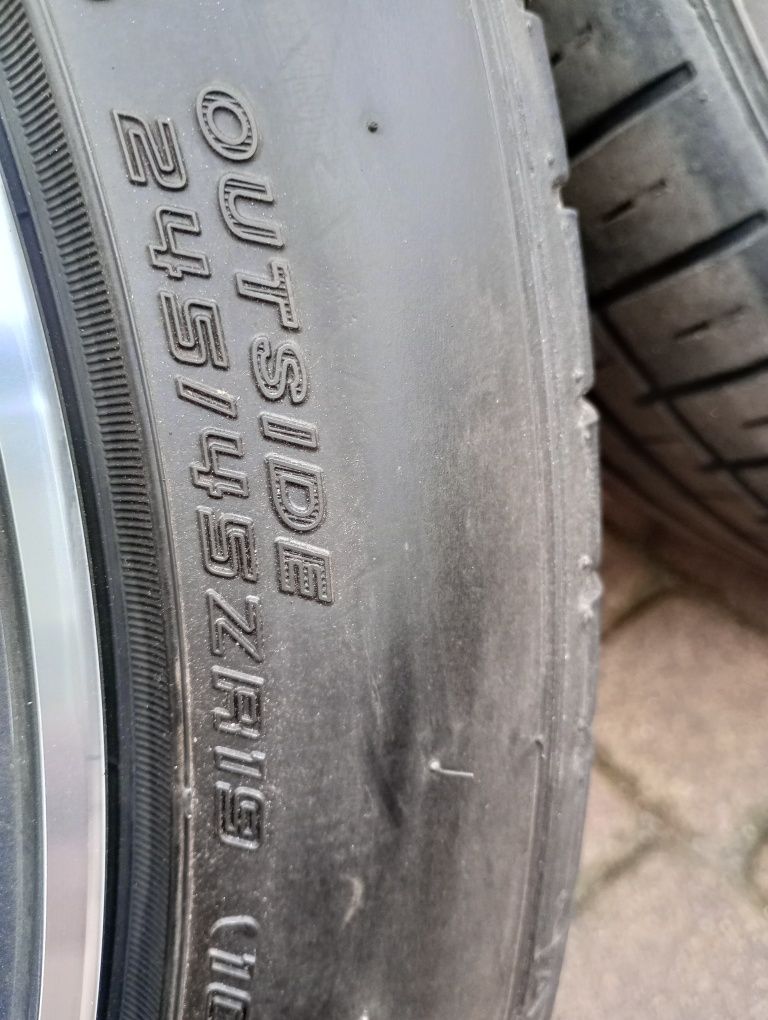 koła 19 cali Mitsubishi Outlander 5×114.3 ET40 opony 245/45/19