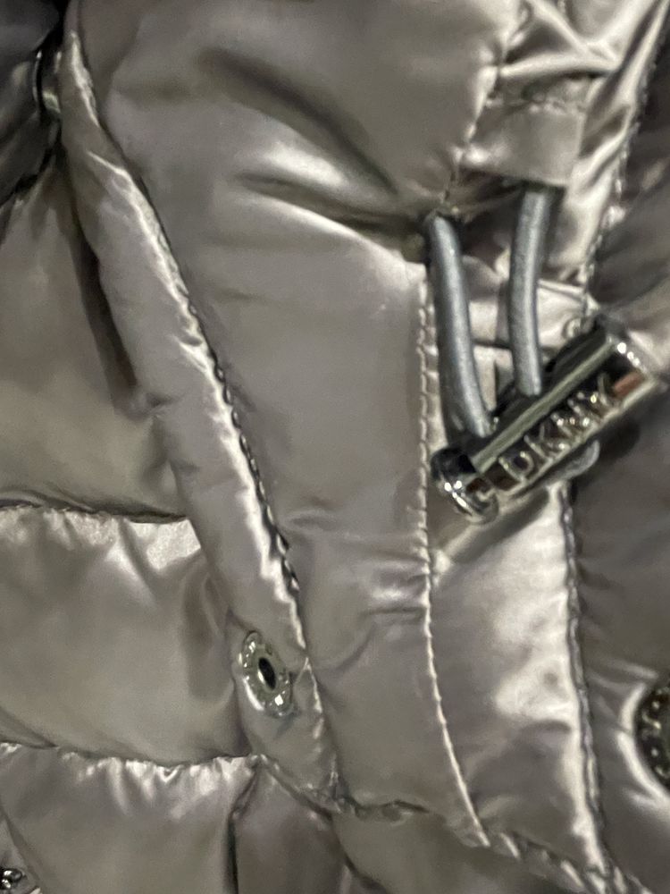 DKNY Donna Karan New York kurtka płaszcz puch naturalny