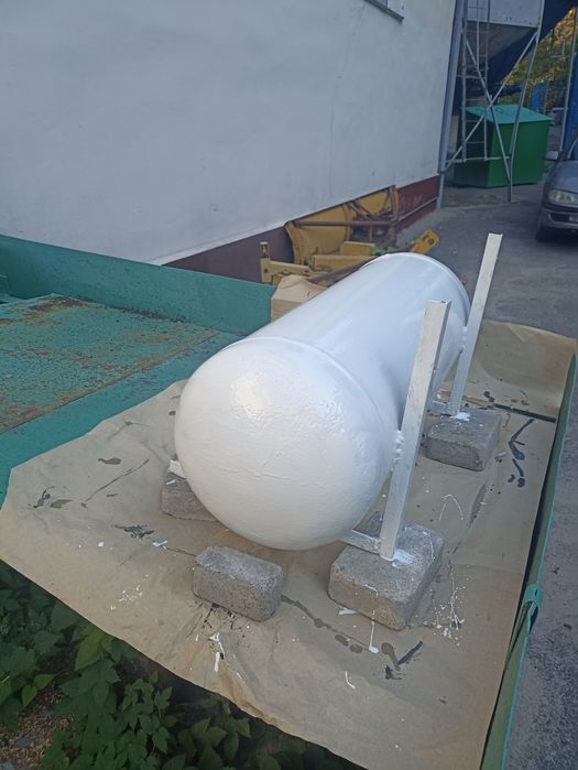 Продам б.у бойлер сделан из газового баллона.