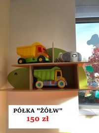 Półka na zabawki żółw