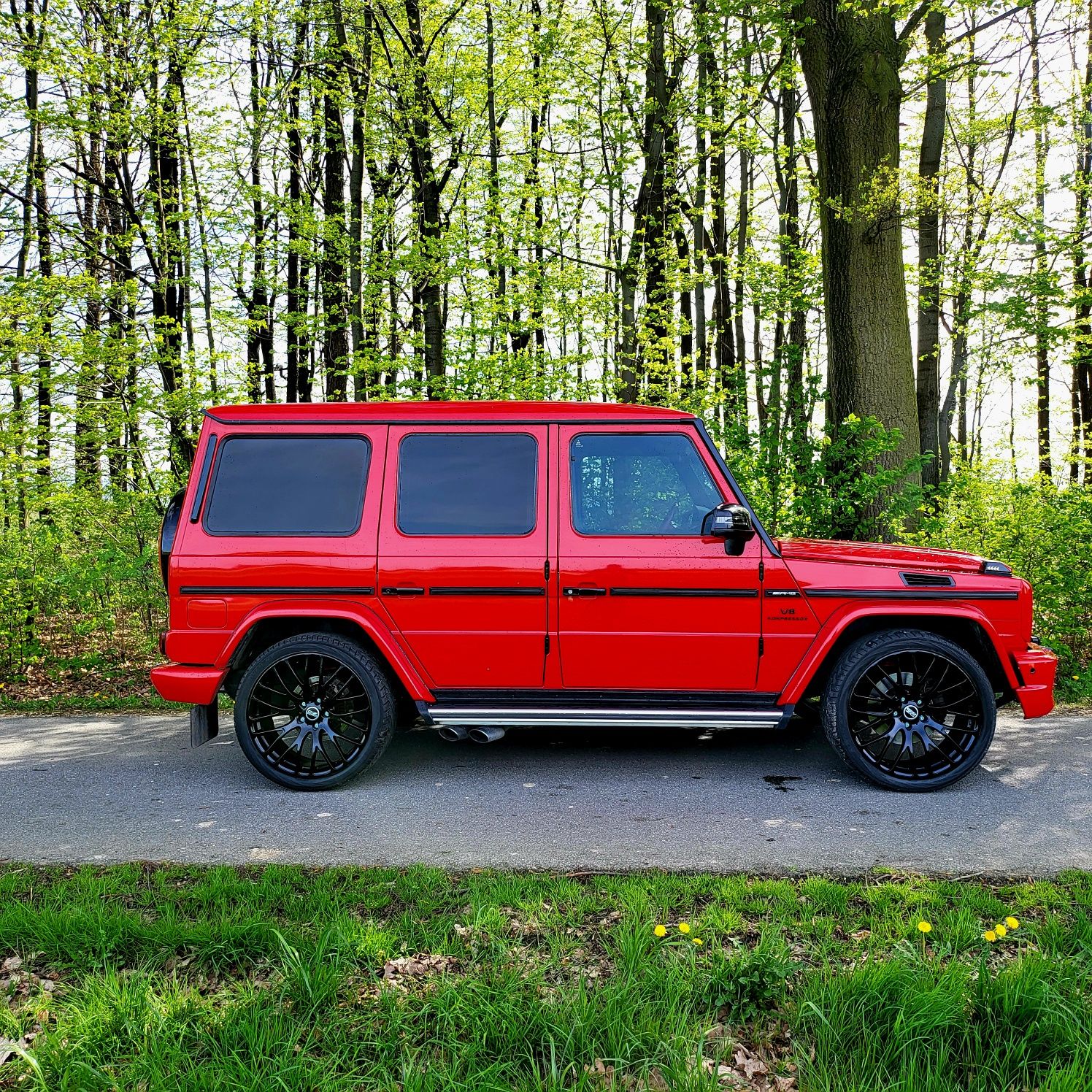 NOWA CENA 265 TYS , MERCEDES G55AMG,Kompr. 507km,G463,G klasa,Felgi 22