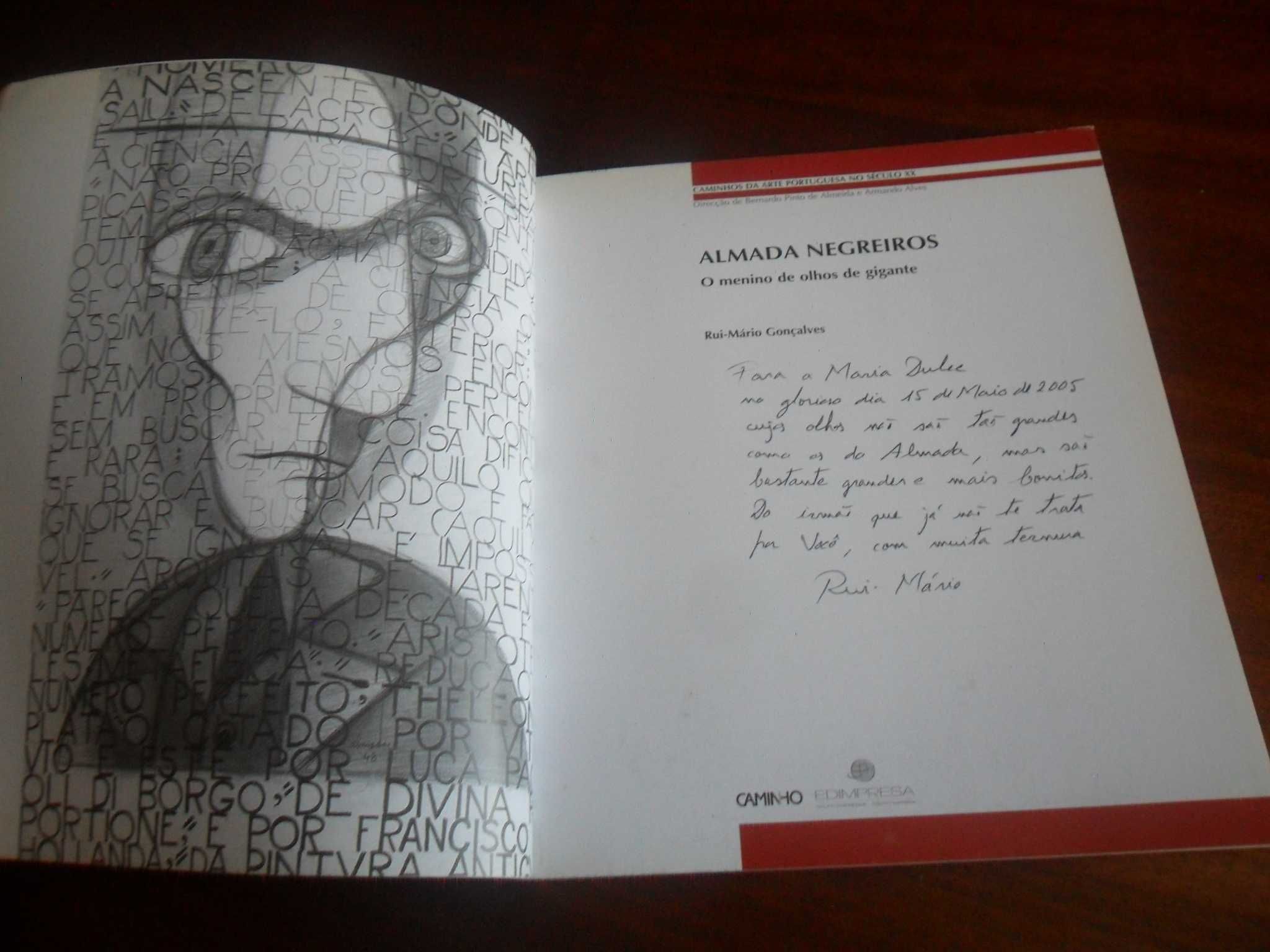 "Almada Negreiros" de Rui-Mário Gonçalves - 1ª Edição de 2005
