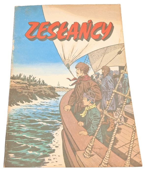 Stary komiks kolekcjonerski Zesłancy 1989