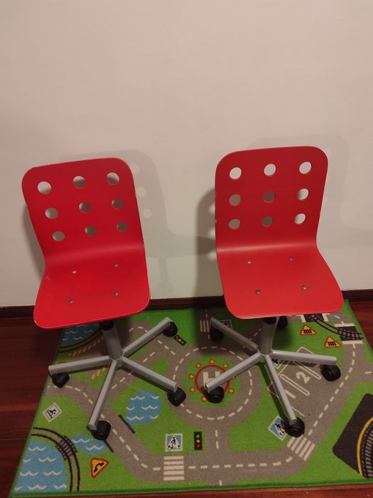 Cadeira Criança Vermelha Ikea