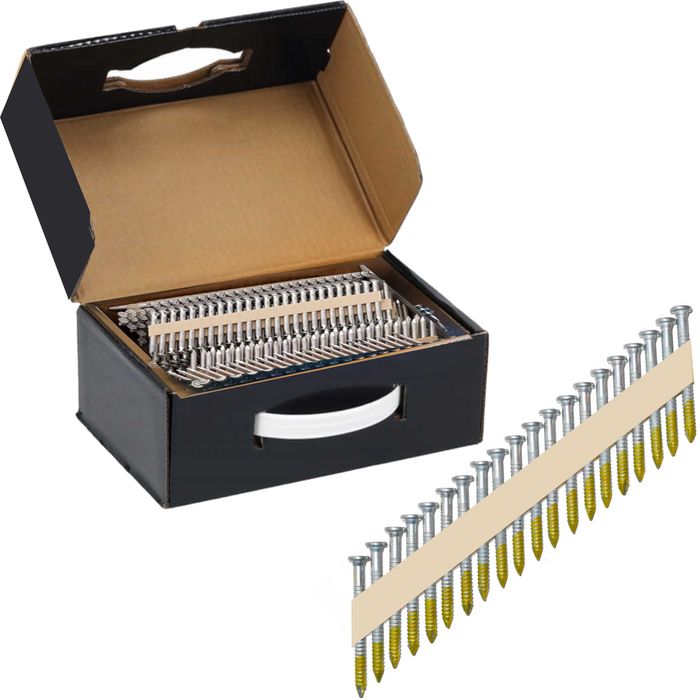 Mocne Gwoździe ciesielskie anchor pierścień ocynk 4,0 x 50mm FV, 24H