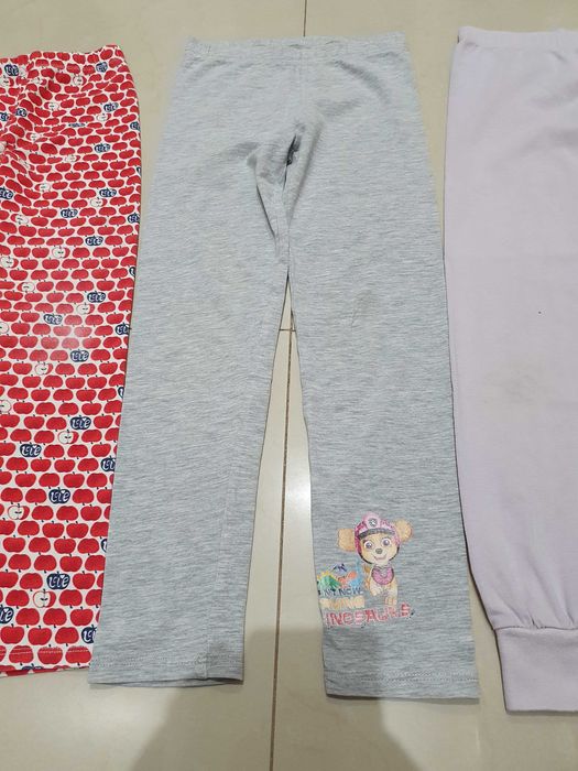 Legginsy dla dziewczynki rozmiar 110/116