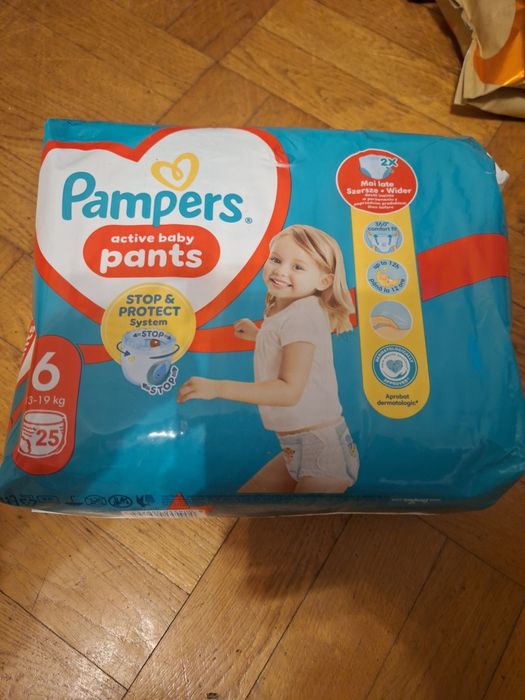 Pampers Active Baby Pants  rozmiar 6