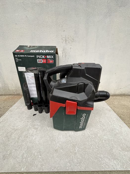 Акумуляторний пилосос Metabo AS 18 HEPA PC Compact ASC 145 8Ah 10Ah