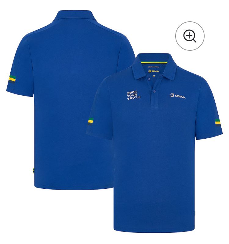 Camisola / polo formula 1 Ayrton senna