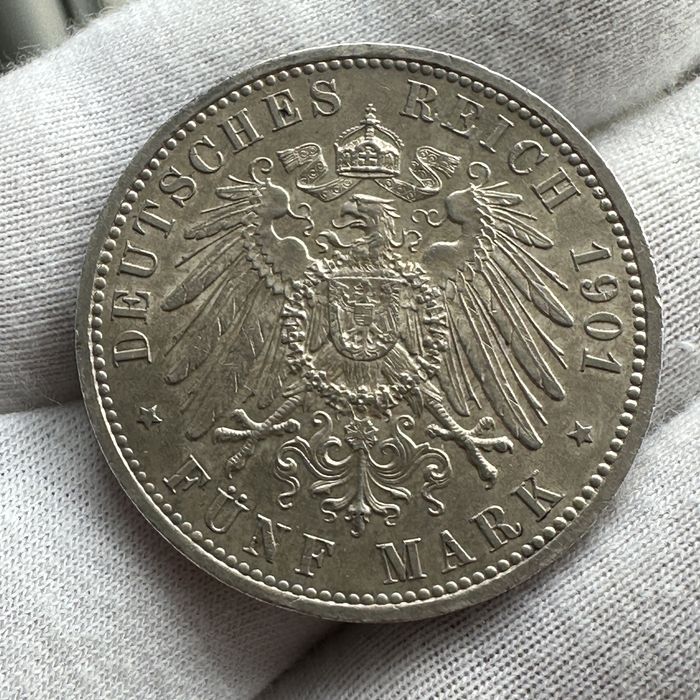 5 Marka 1901 Prusia 200 rocznica