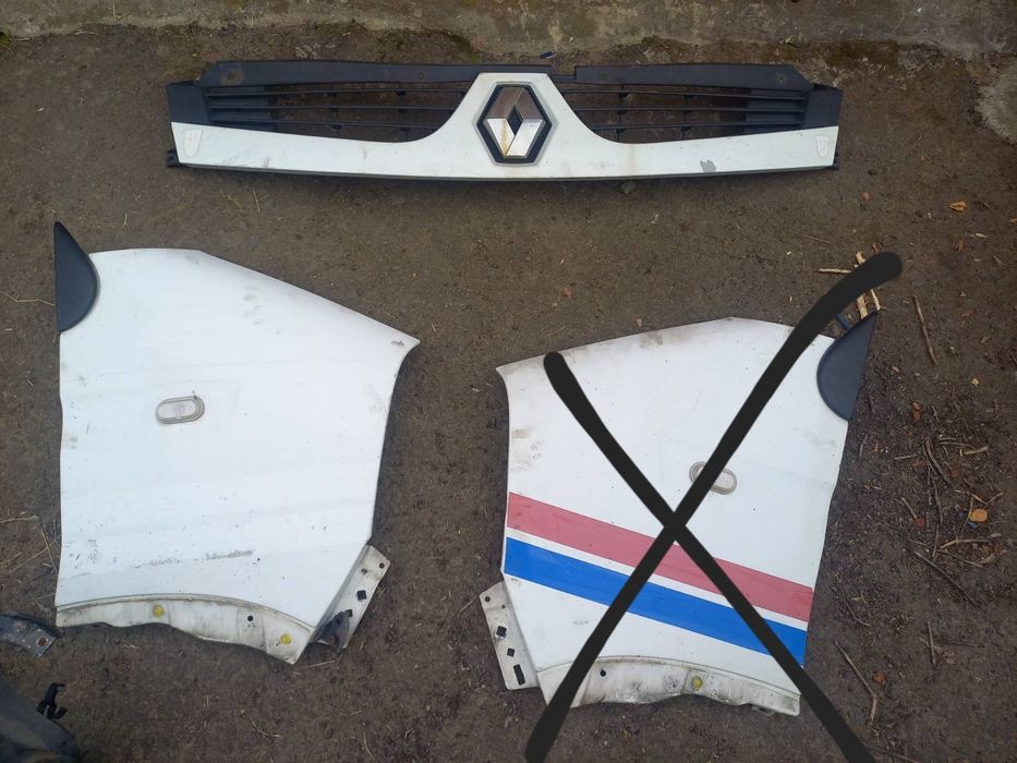 Renault master 2 поворот, телевізор-панель, крило, решітка