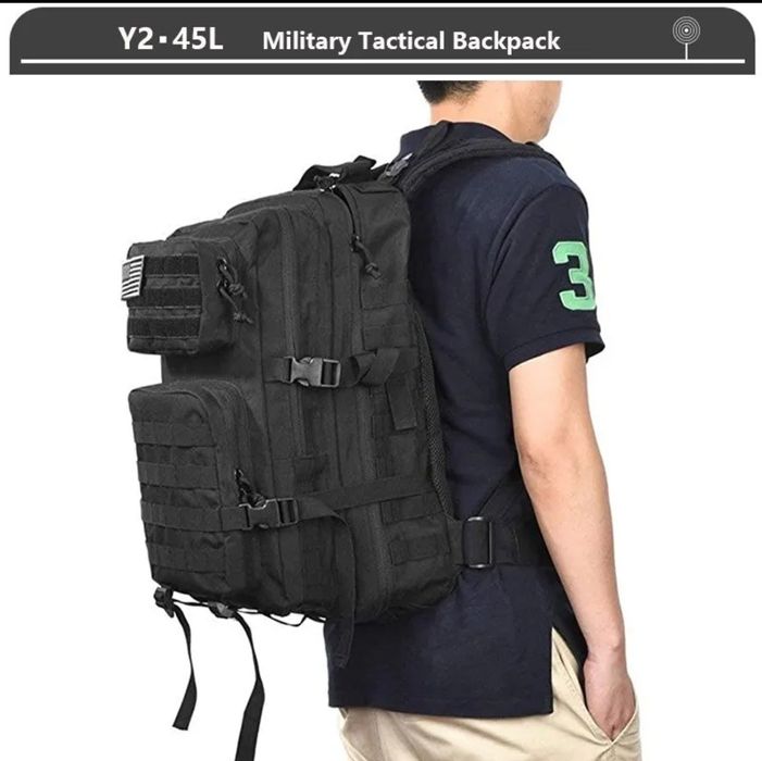 Mochila Tática 45L Nova & Selada