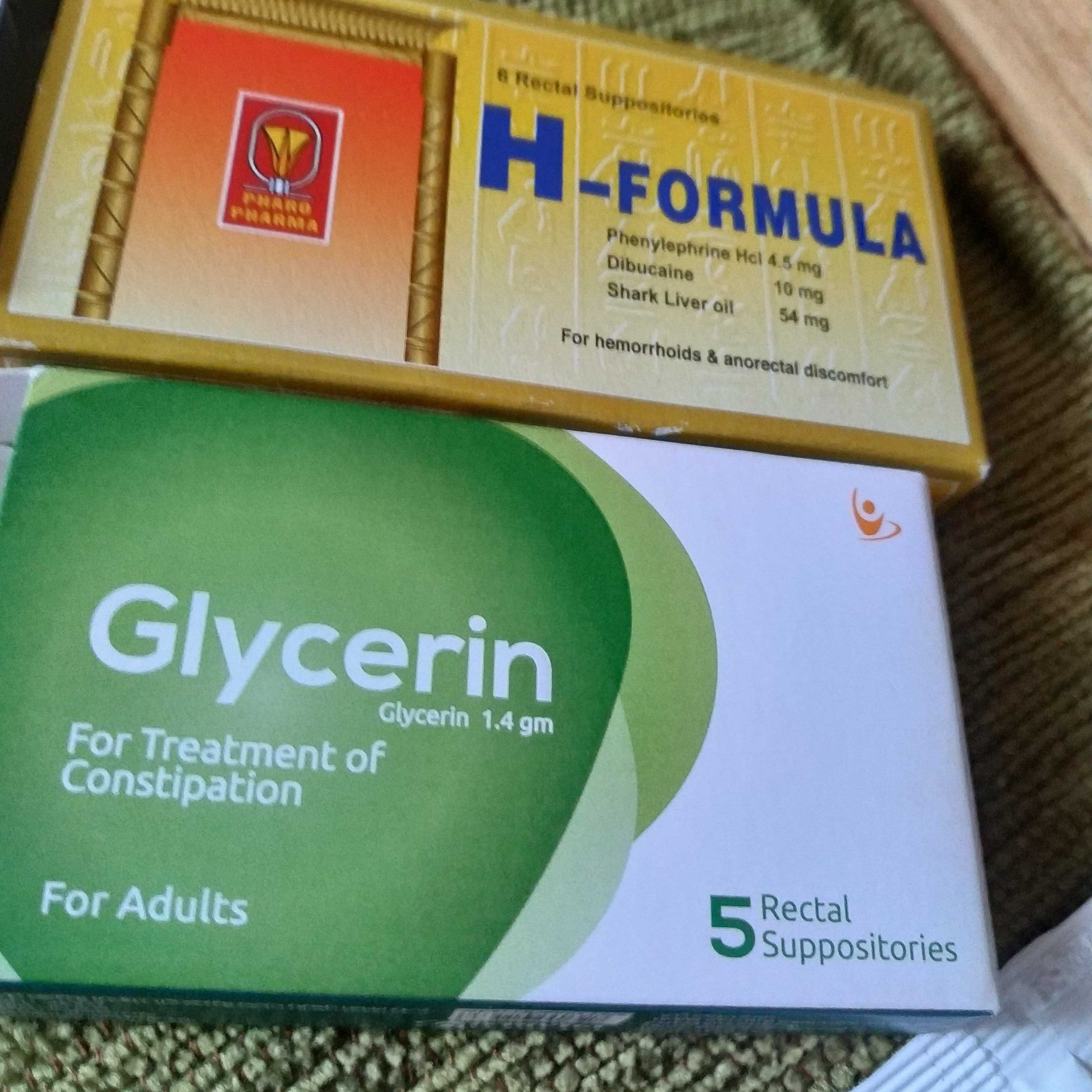 Н -formula Glycerin свечи стимулирует моторику кишечника Египет