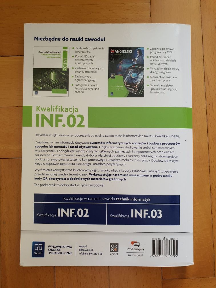 Urządzenia techniki komputerowej INF.02 Część 1 Technik Informatyk