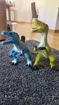 Dinozaur dinozaury miękkie ryczące duże 2 szt.