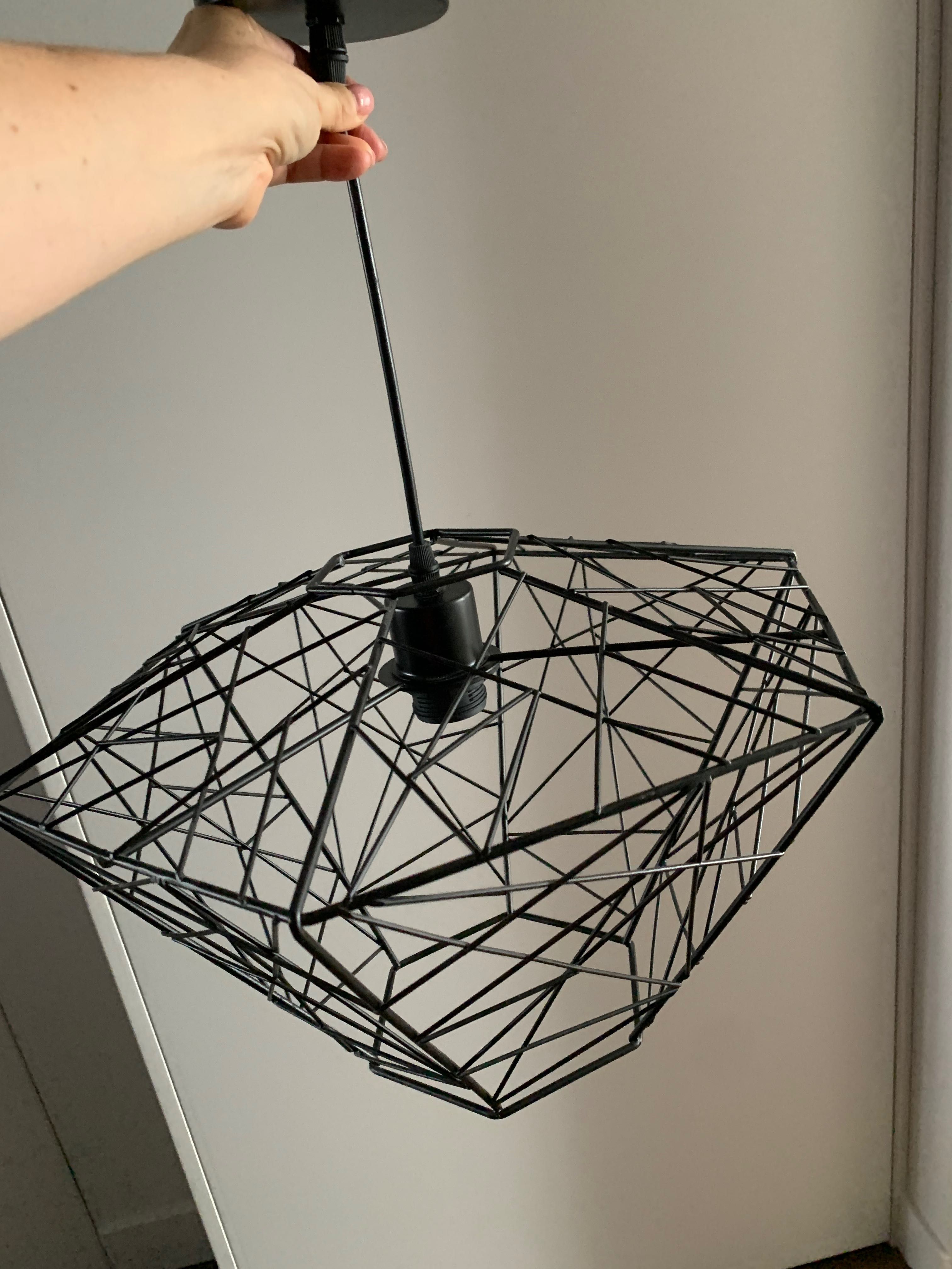 Lampa wisząca Loft czarna