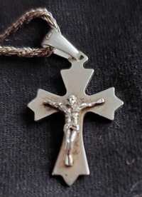 Krzyż krzyżyk srebro