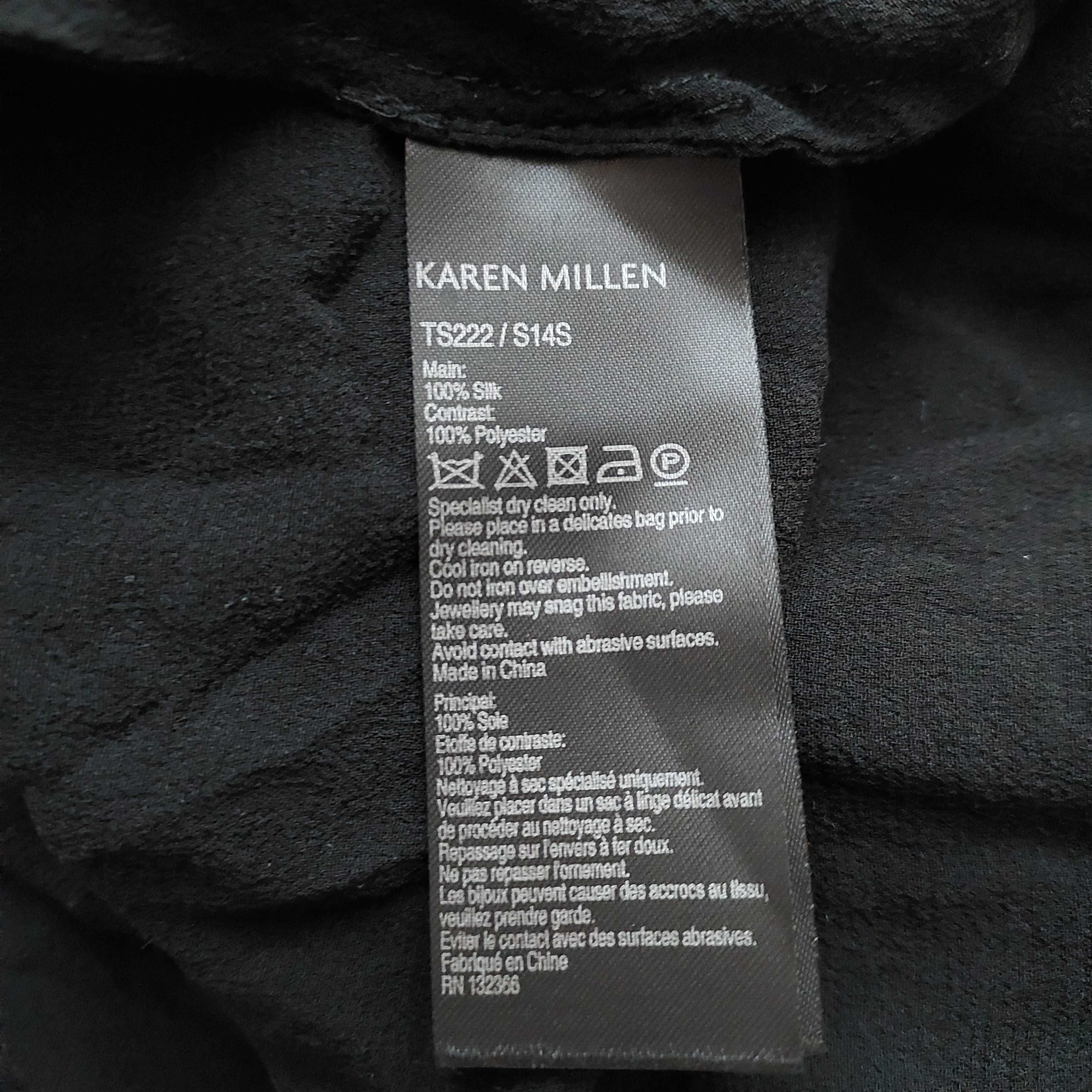 Jedwabna bluzka Karen Millen rozmiar XL