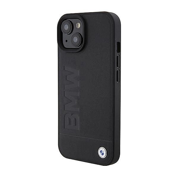 Etui BMW Signature Logo Imprint MagSafe do iPhone 15 - czarne