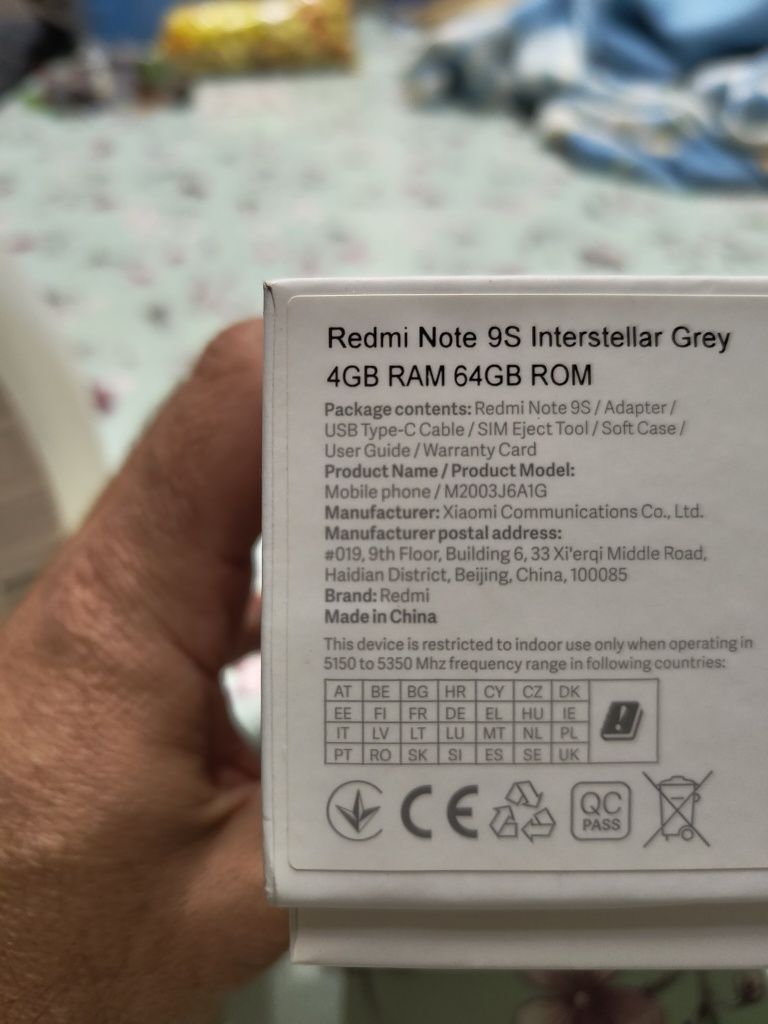 Telemóvel redmi note 9s