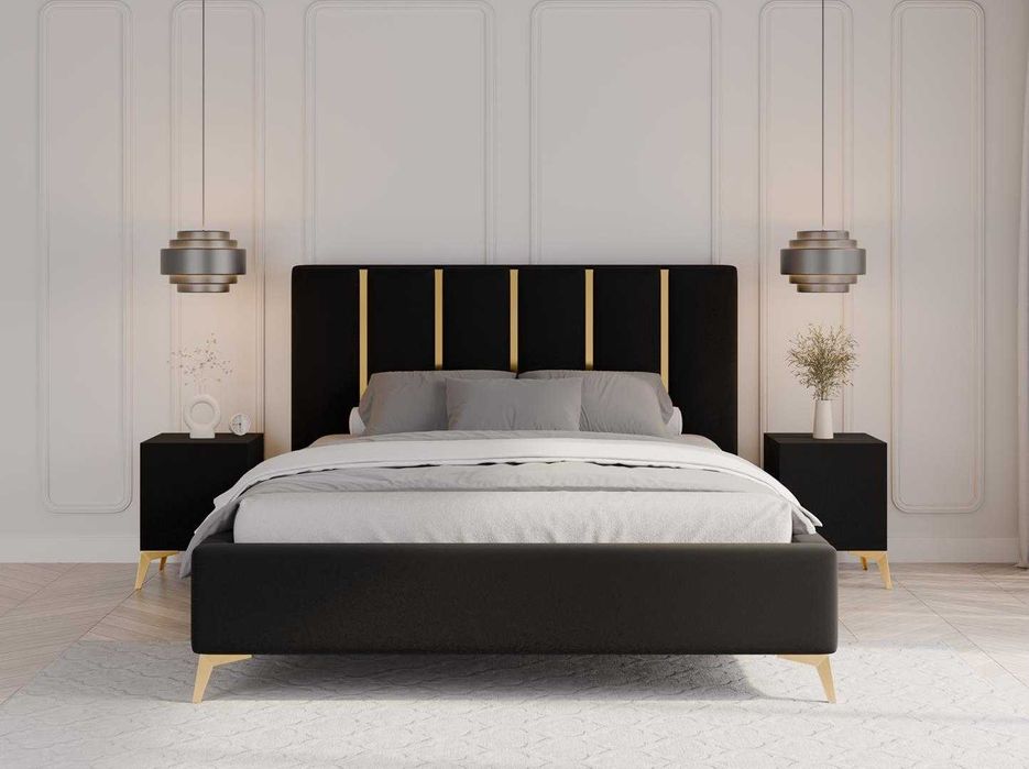 Łóżko tapicerowane  GOLD  120x200, 140x200, 160x200, 180x200, 200x200