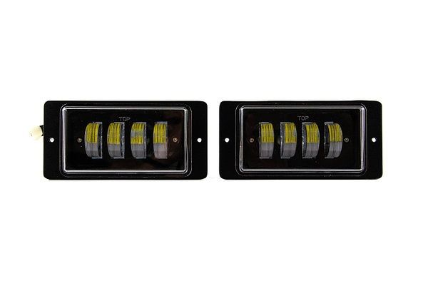 Фара светодиодная противотуманная 2110-40W двухрежимная белый и желтый