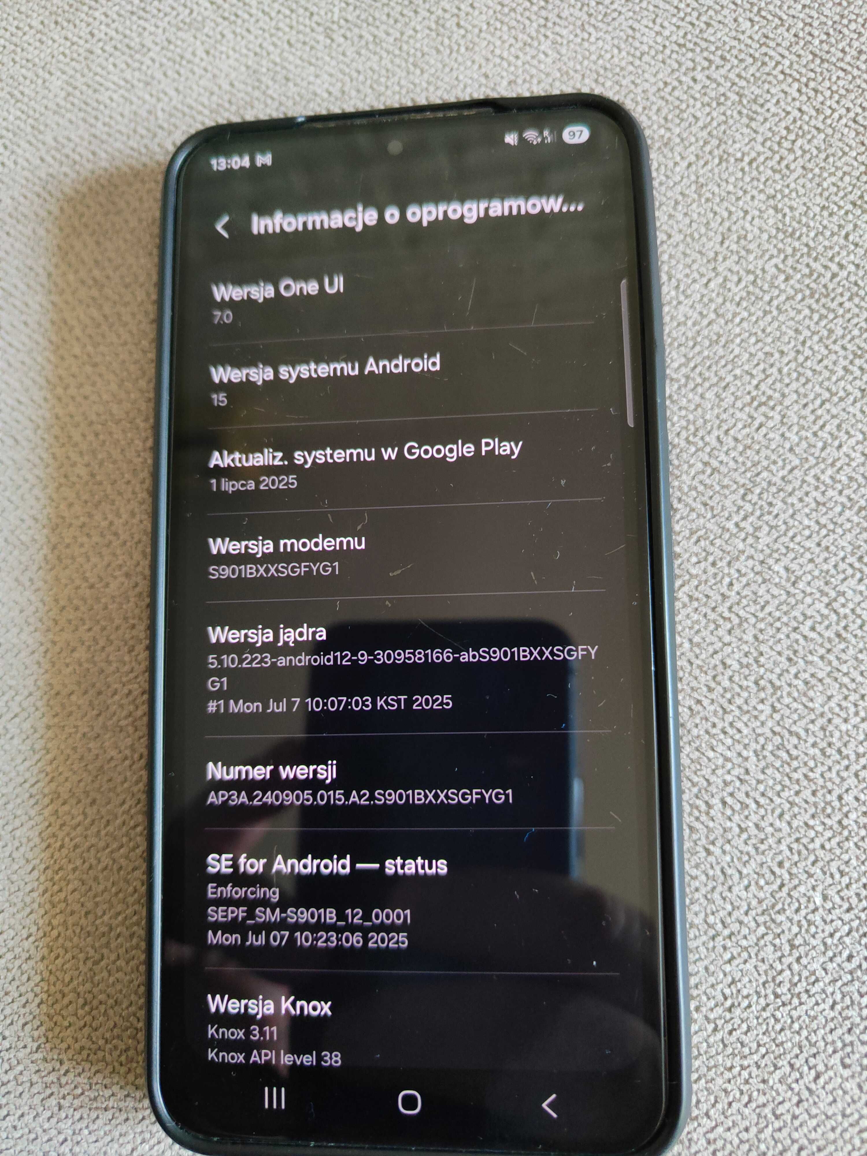 Samsung Galaxy S22 256 Gb 8Gb RAM eSIM Android 15 stan bardzo dobry