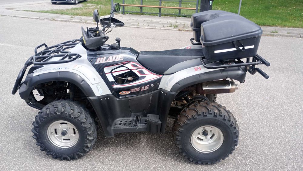 Duzy TGB BLADE 325 homologacja L7e alu kufer ładny!Kawasaki KVF360 4x4