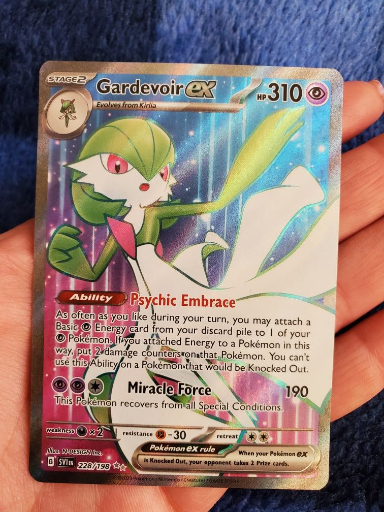 Karta Pokemon TCG Gardevoir EX 228/198 nowa oryginalna