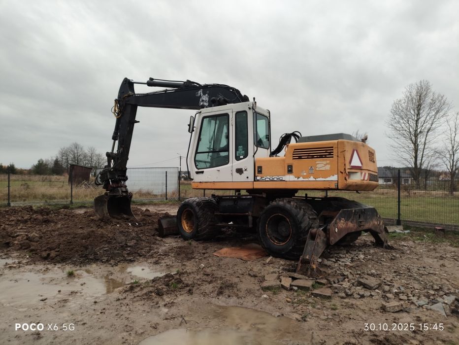 Usługi koparka kołowa