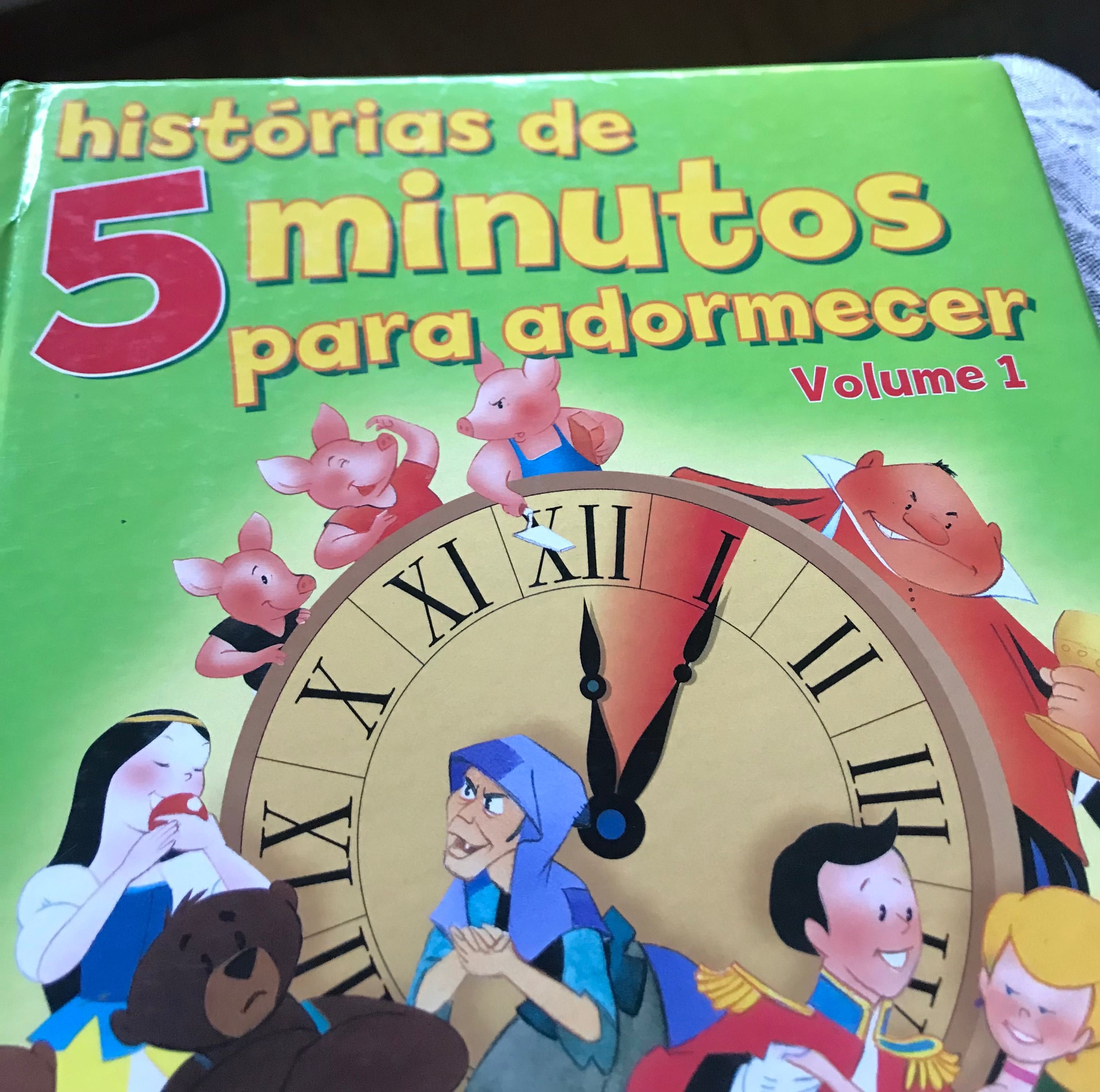 Livro infantil: Histórias de 5 minutos para adormecer volume 1