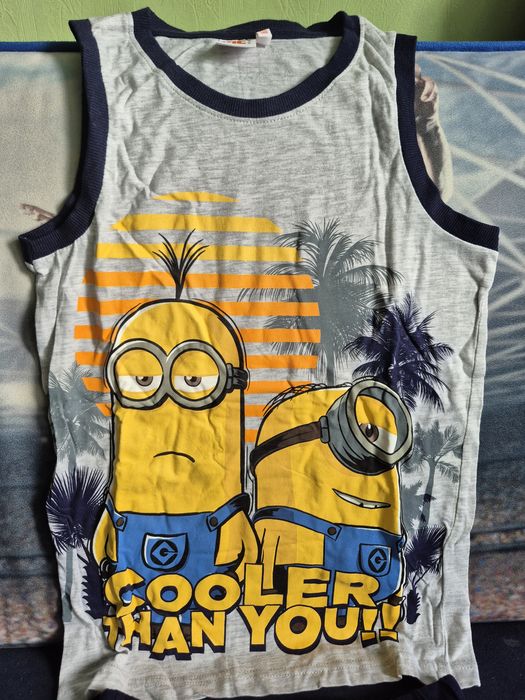 Komplet chłopięcy bluzka spodenki rozm 134 140