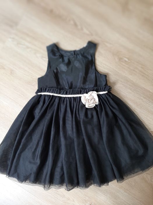 Czarna sukienka H&M 92 Haloween