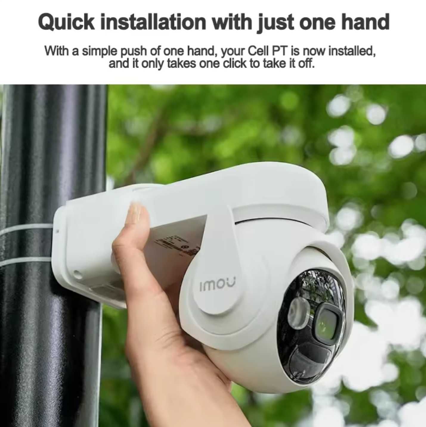Аккумуляторная камера Imou Cell PT Lite 3mp Kit + солнечная панель