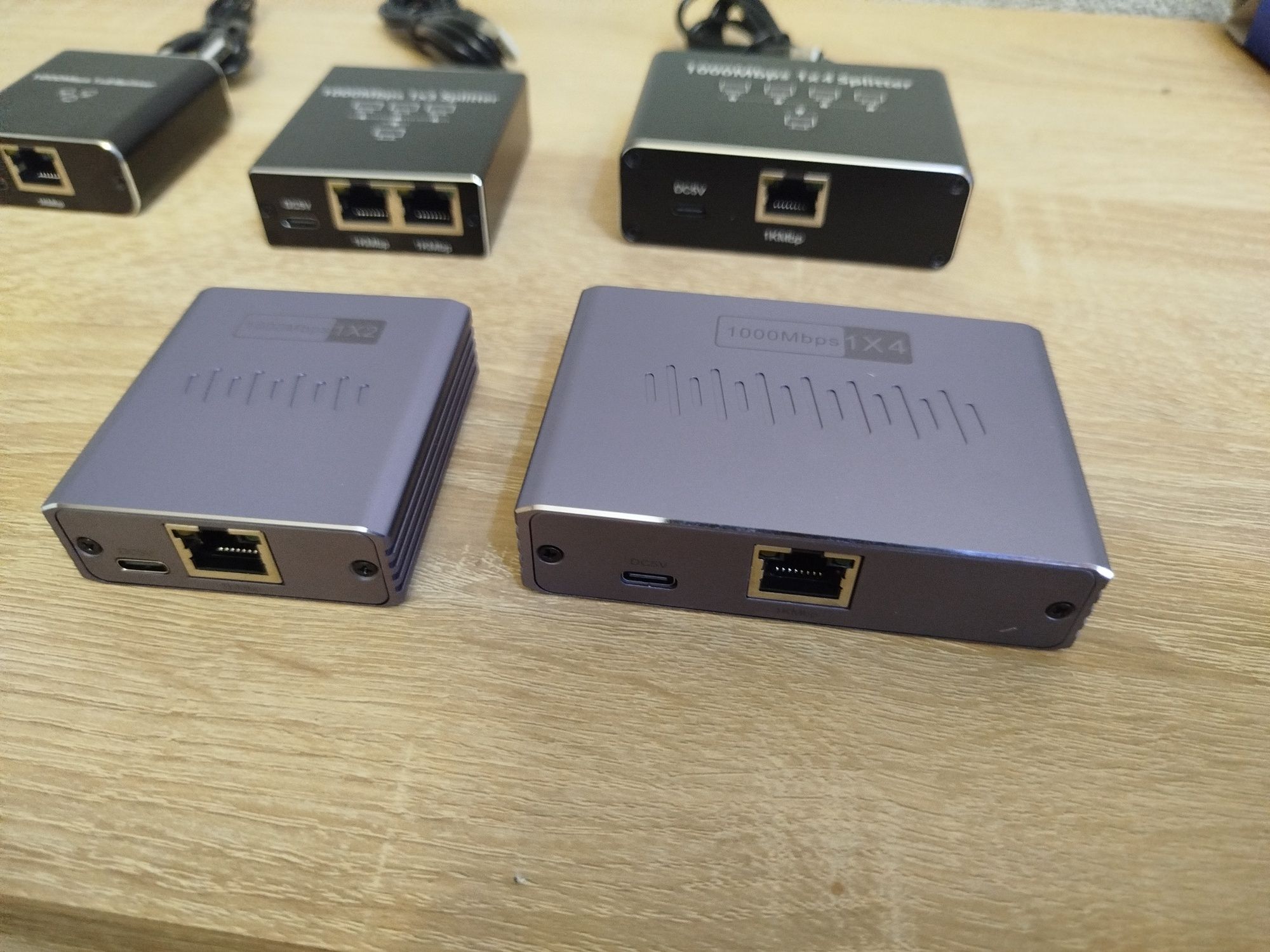 Сплиттер гигабитный для интернета rj45