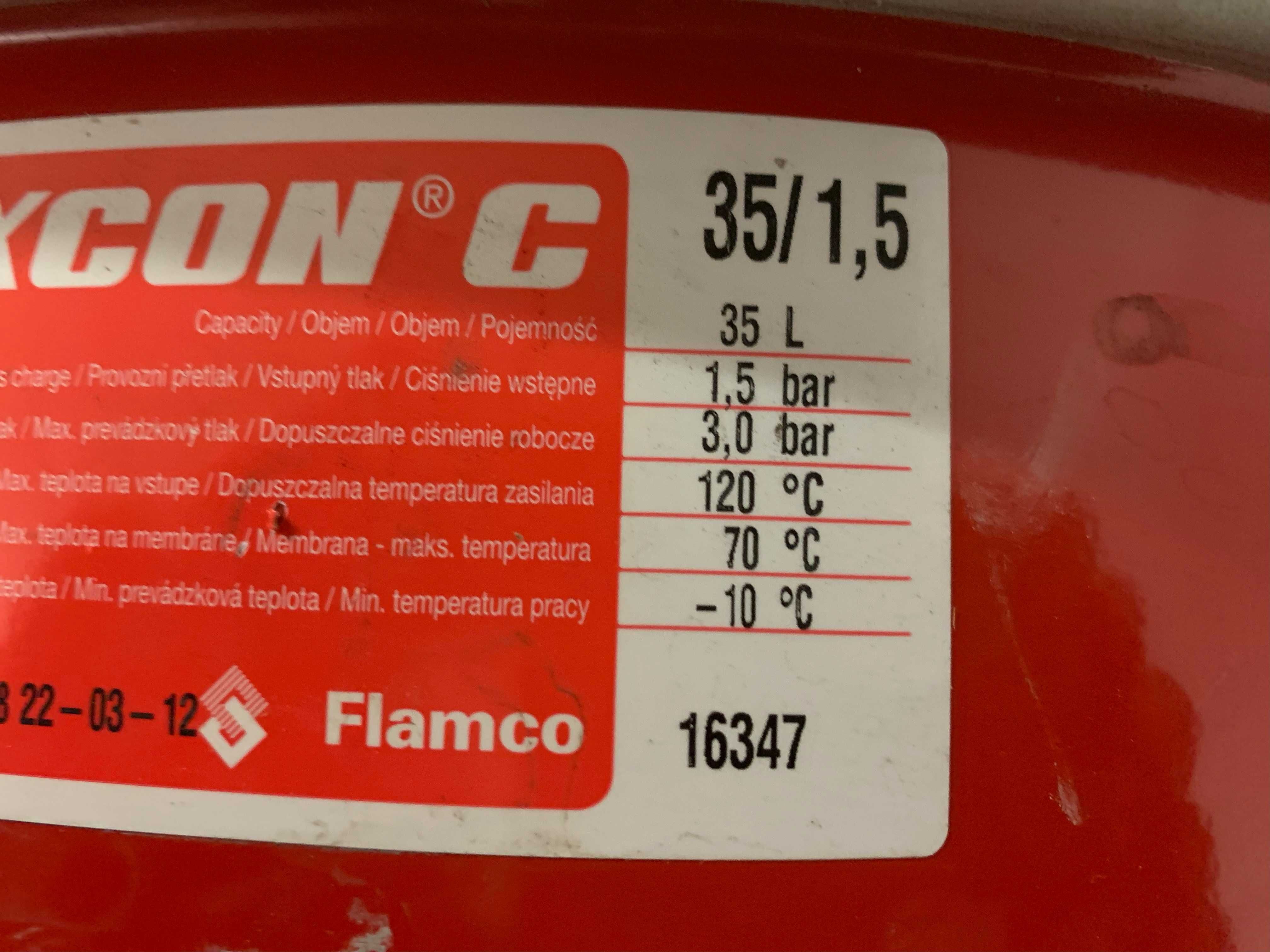 Naczynie wzbiorcze przeponowe Flamco 35l