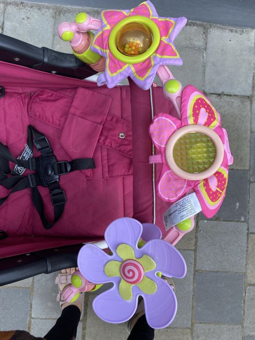 Прогулянковий візок-коляска для дівчинки