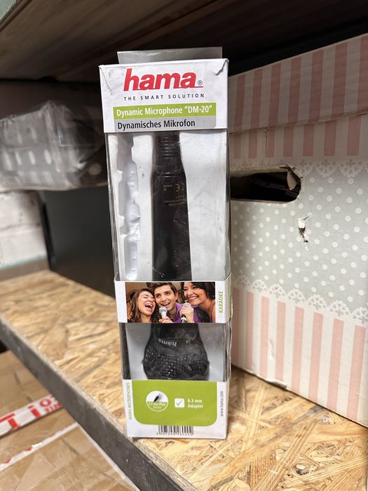 Mikrofon Hama nowy nieuzywany
