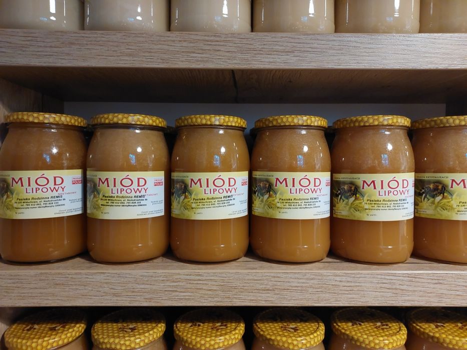 Miód Lipowy z Własnej Pasieki