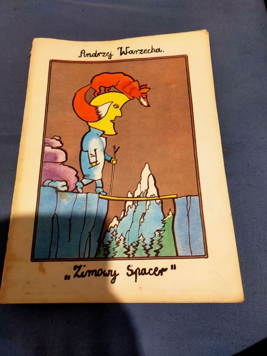 Książka okresu PRL "Zimowy spacer"