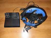 Volante Logitech Driving Force + Pedais PS2