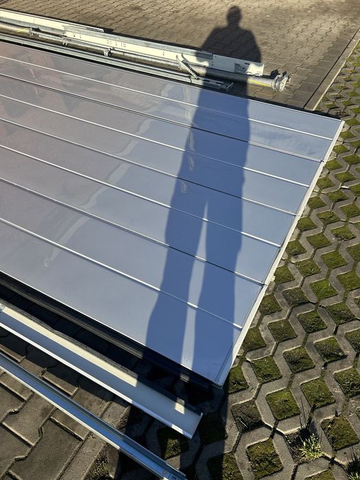 Brama segmentowa Biała Hormann Napęd Elektryczny 5000 x 2250 mm