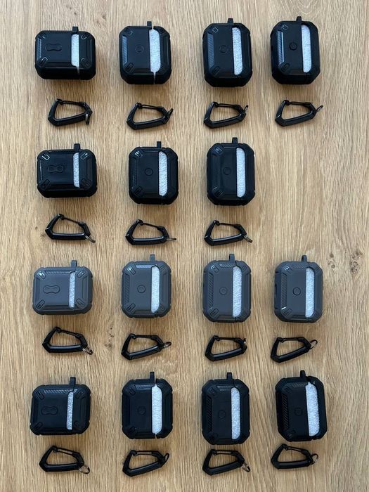 Захисний чохол з карабіном для Apple AirPods 2, 3, 4, Pro, Pro 2