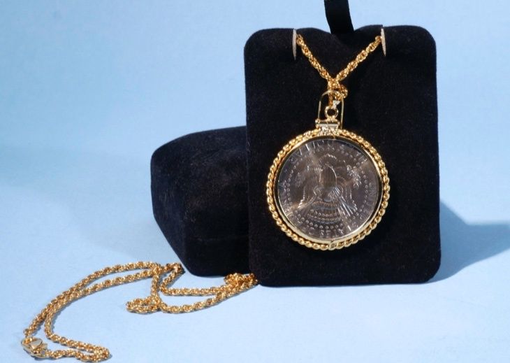 Кулон-монета Elvis Presley, Kennedy Half Dollar, 25th Anniversary