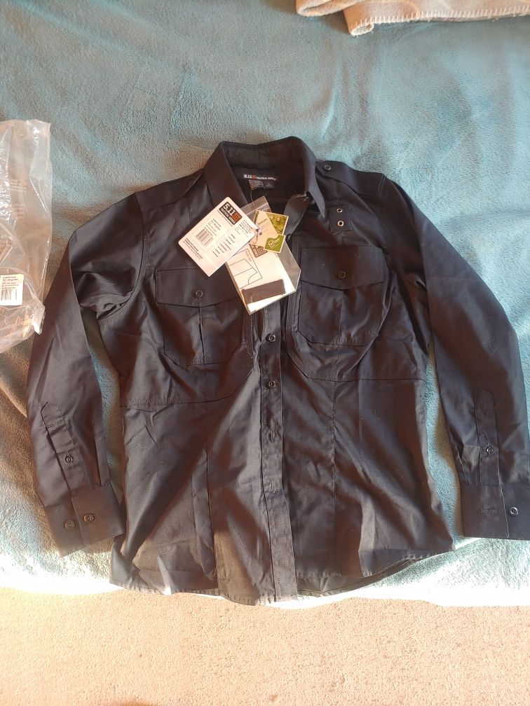 Жіноча Тактична сорочка 5.11 Long Sleeve Twill PDU Class В s Midnight