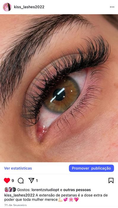 Extensão de pestanas