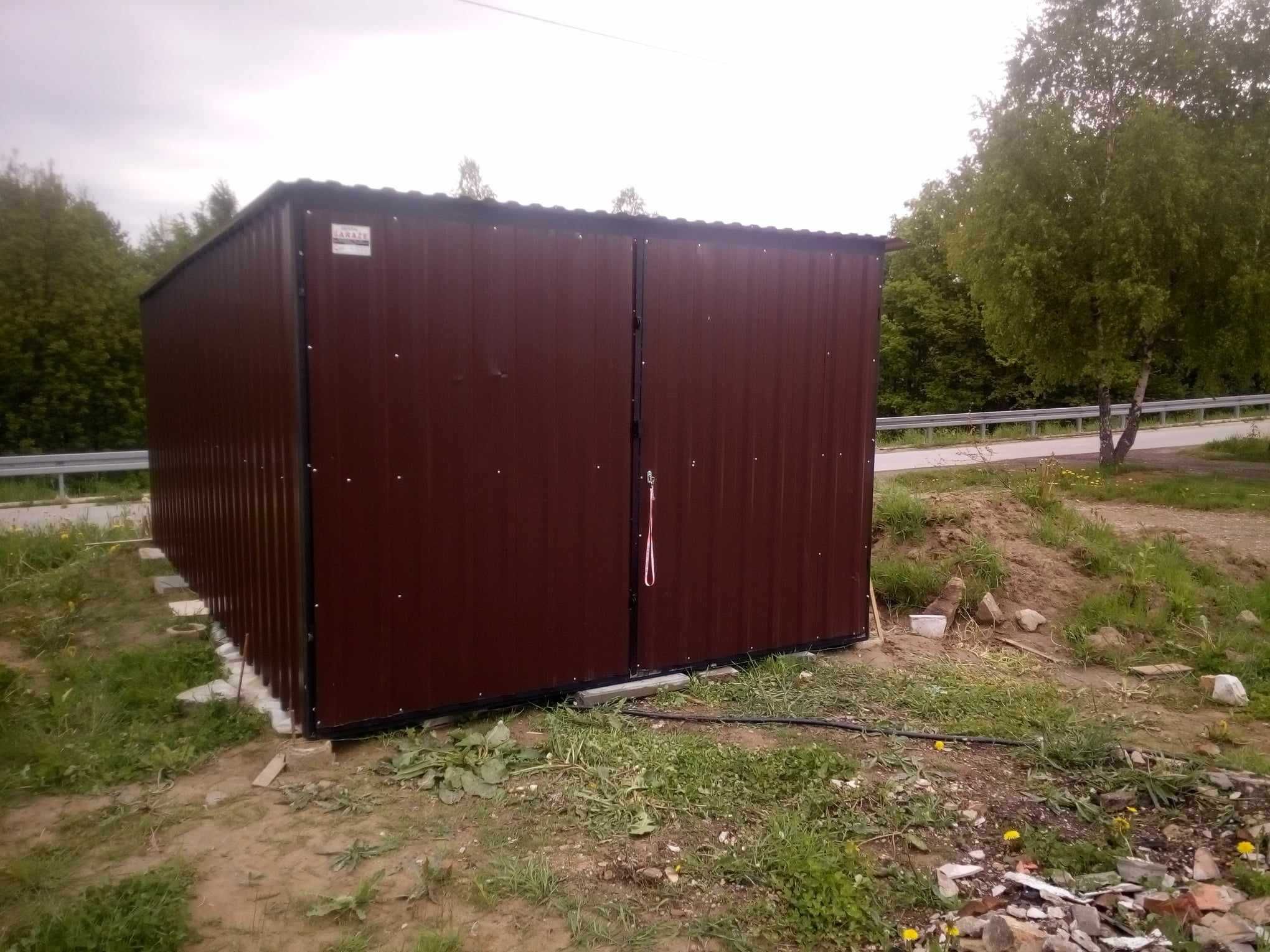 Garaż Blaszany 3x5 kolor