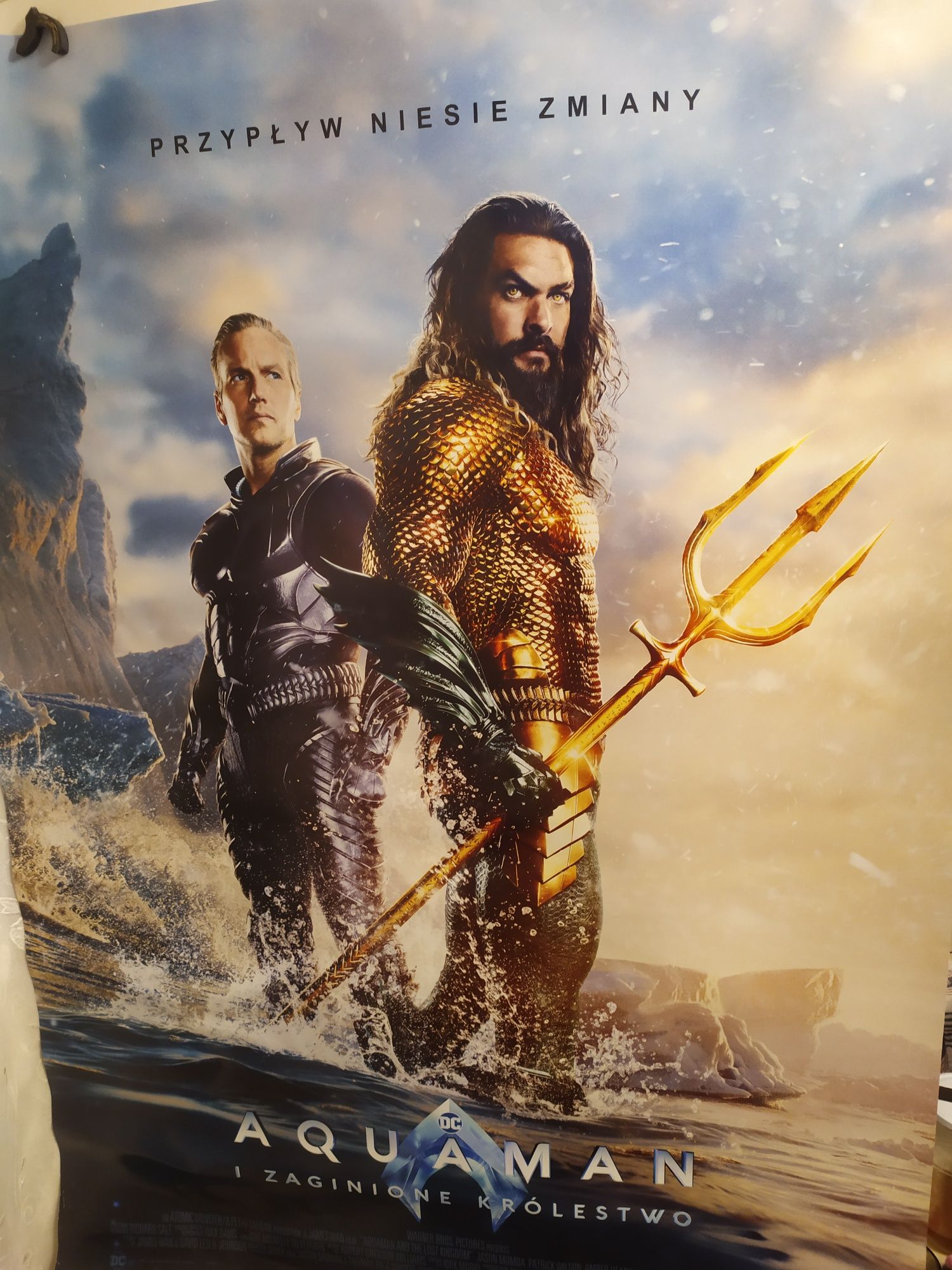 Plakat filmowy Aquman i Zaginione Królestwo